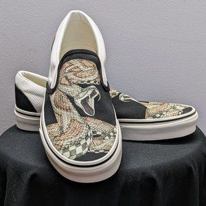 Snake Print Vans Classic Slip-On